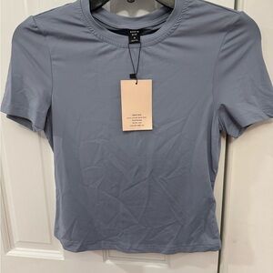 SHEIN BAE Slate Blue Stretchy Tee‎ – NWT (Size M)